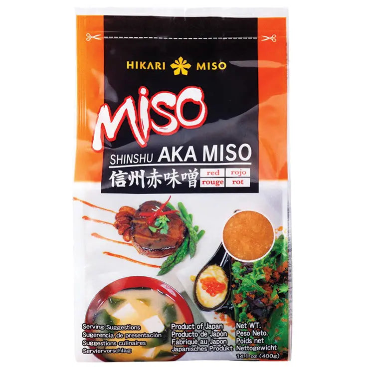 HIKARI MISO Sojabohnenpaste (rot) Aka Miso 400g Hikari Miso