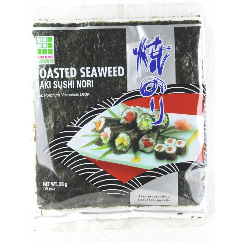 JHFOOD gerösteter Seetang Sushi Nori 28g JHFood