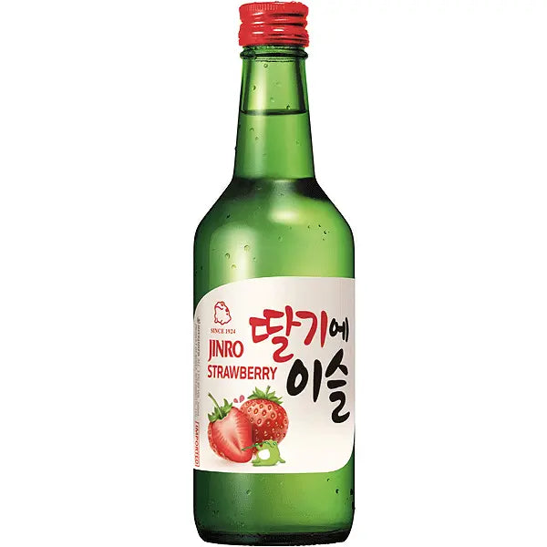 JINRO Soju Erdbeere (13% Alc.) 360ml JINRO