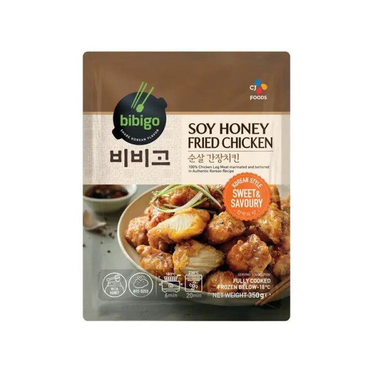 (KW) BIBIGO Korean Style Fried Chicken Sojasauce und Honig 350g Bibigo
