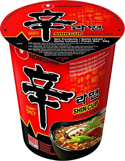 NONG SHIM Instant Cup Nudeln pikant 68g Nong Shim