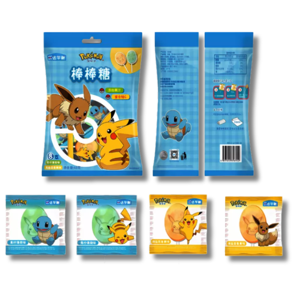 LEDA Pokémon Lutscher Zitrone Minze & Maracuja 60 g
