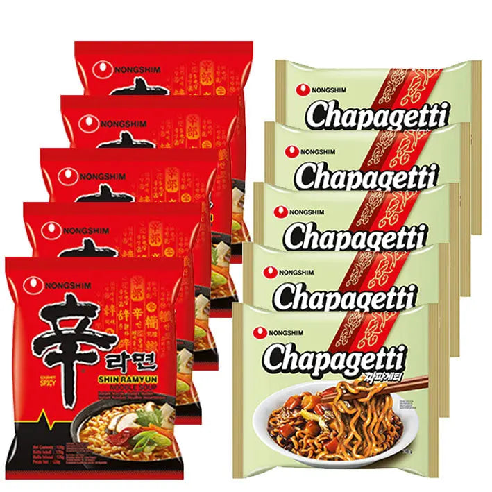 Nong Shim's Favorite Instant Nudeln - Set Nong Shim