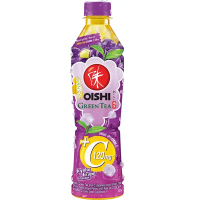 OISHI Green Tea Kyoho Grape 371ml (DISPOSABLE)