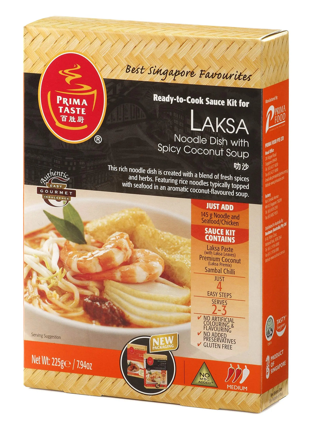 PRIMA TASTE Laksa Set 225g Prima Taste