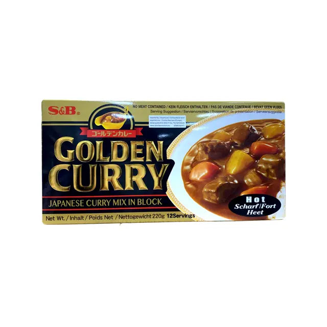 S&B Golden Curry scharf 220g S&B