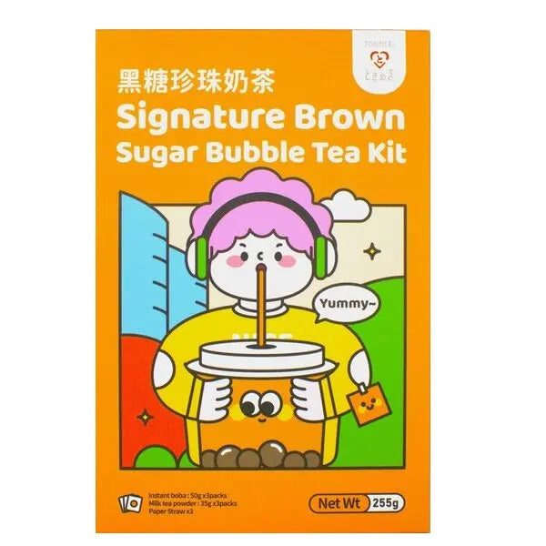TOKIMEKI Japanese brauner Zucker Bubble Tea Set 255g Tokimeki