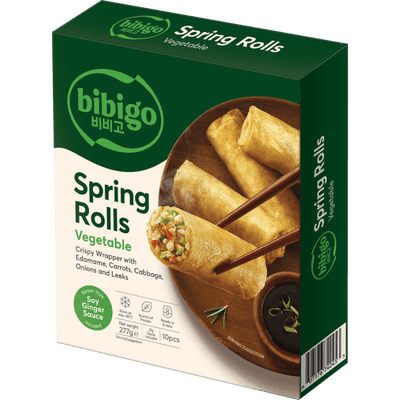 (CW) BIBIGO Vegetable Spring Rolls 277g (10 pcs)