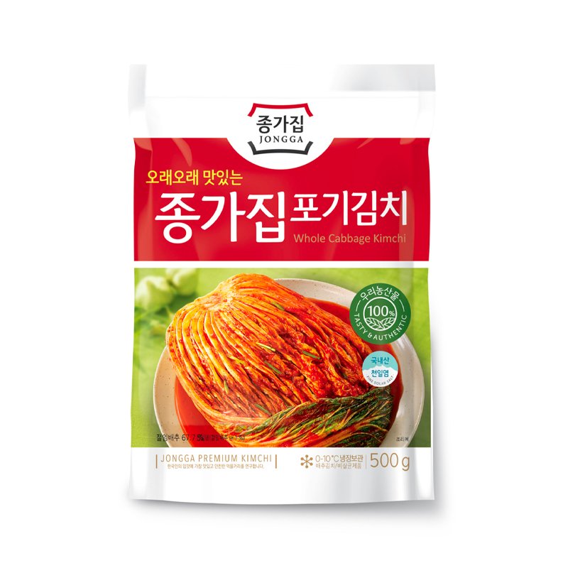 (KW) JONGGA Poggi Kimchi (ungeschnitten) 500g - MAOMAO