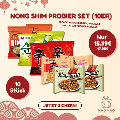 Nong Shim Tasting Set (10-Pack)