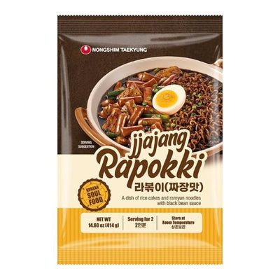 NONG SHIM Rapokki Jjajang Black Bean 414g (2 servings)