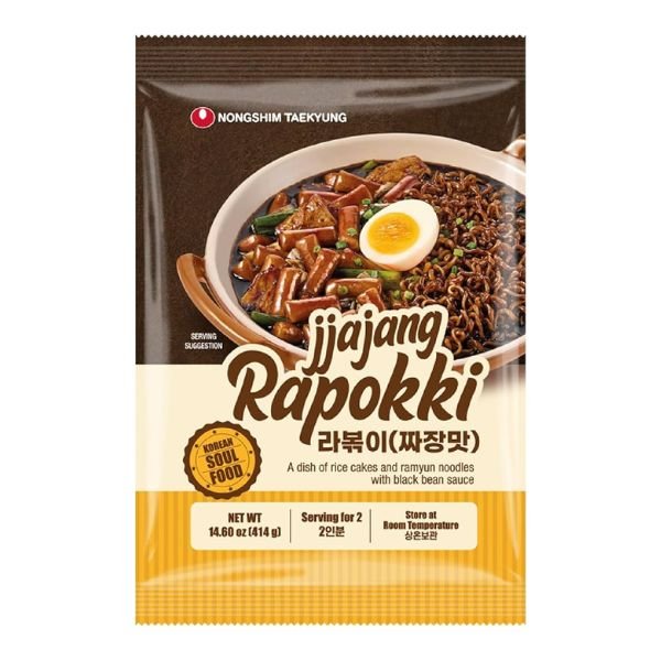 NONG SHIM Rapokki Jjajang schwarze Bohne 414g (2 Portionen) - MAOMAO