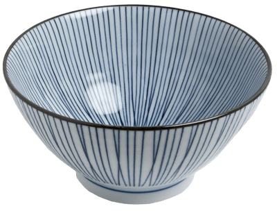 Schale Streifen-Muster 18 cm x 9 cm