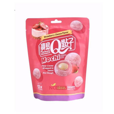 TAIWAN DESSERT Q Mochi Strawberry Cheesecake Flavor 180g