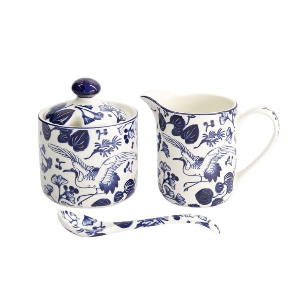 TOKYO DESIGN STUDIO Flora Japonica Milch und Zucker Geschenkset - Tasse, Henkelbecher & Löffel - MAOMAO