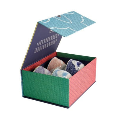 TOKYO DESIGN STUDIO Lily Flower Tea Cup Set (4 Tea Cups)