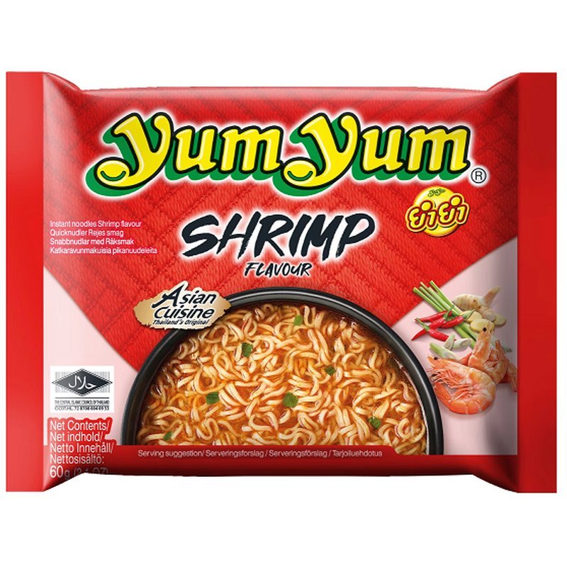 YUM YUM Instant Nudeln Garnelengeschmack 60g - MAOMAO