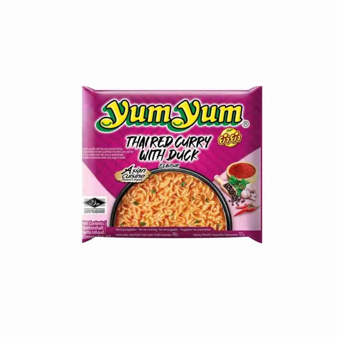 YUM YUM Instant Nudeln Thai Rotes Curry mit Enten Geschmack 60g - – MAOMAO