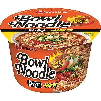NONG SHIM Instant Nudel Bowl scharfes Huhn 100g - MAOMAO