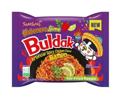 SAMYANG Instant Noodles Hot Chicken Habanero Lime 135g