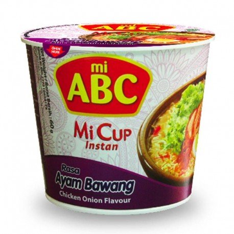 ABC Instant Cup Nudeln Zwiebel Huhn 60g - MAOMAO