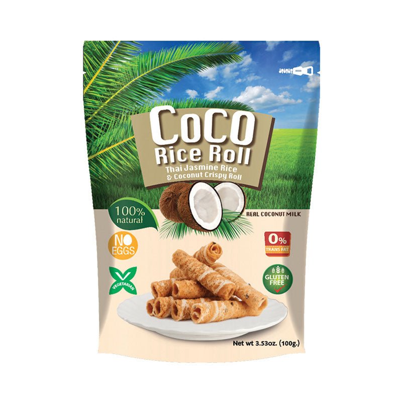 COCO knusprige Reisrolle Kokosnuss 100g - MAOMAO