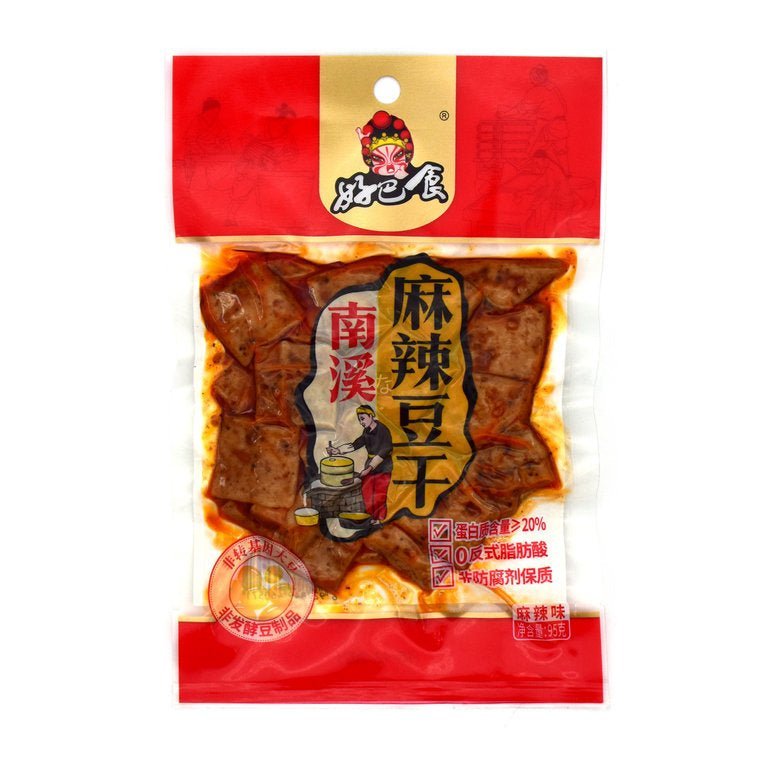 HAO BA SHI getrockneter Tofu scharf (vegan) 95g - MAOMAO