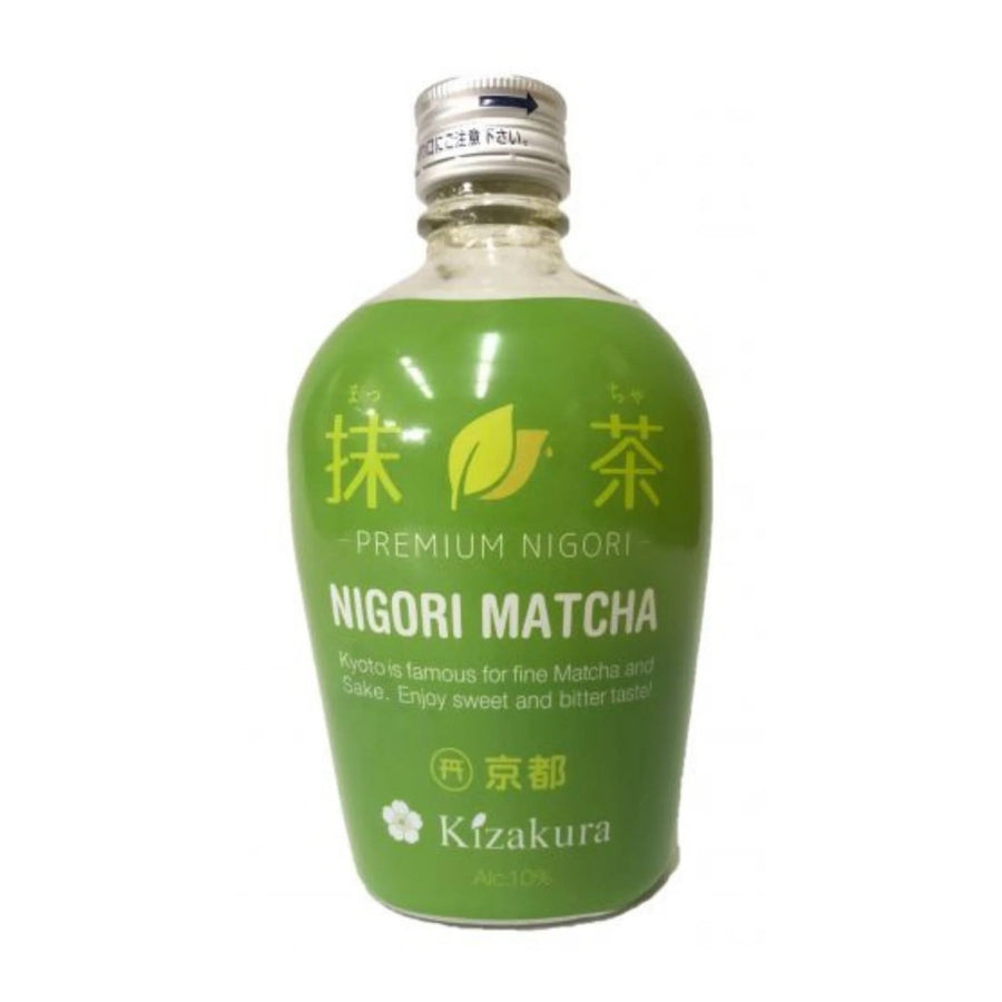 KIZAKURA Matcha Nigori Sake (10% Alc.) 300ml - MAOMAO