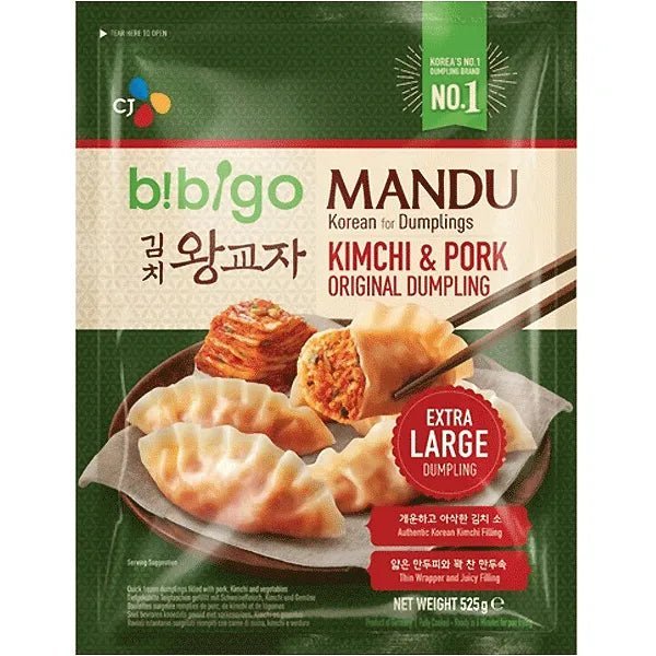 (KW) BIBIGO Dumpling Kimchi und Schweinefleisch 525g - MAOMAO