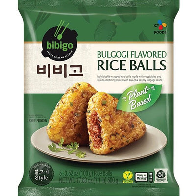 (CW) BIBIGO Vegan Bulgogi Rice Balls 500g