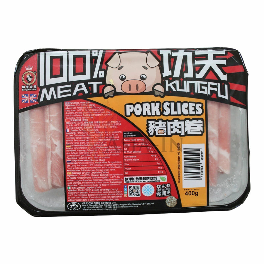 (KW) KUNG FU FOOD Schweinefleischscheiben 400g - MAOMAO