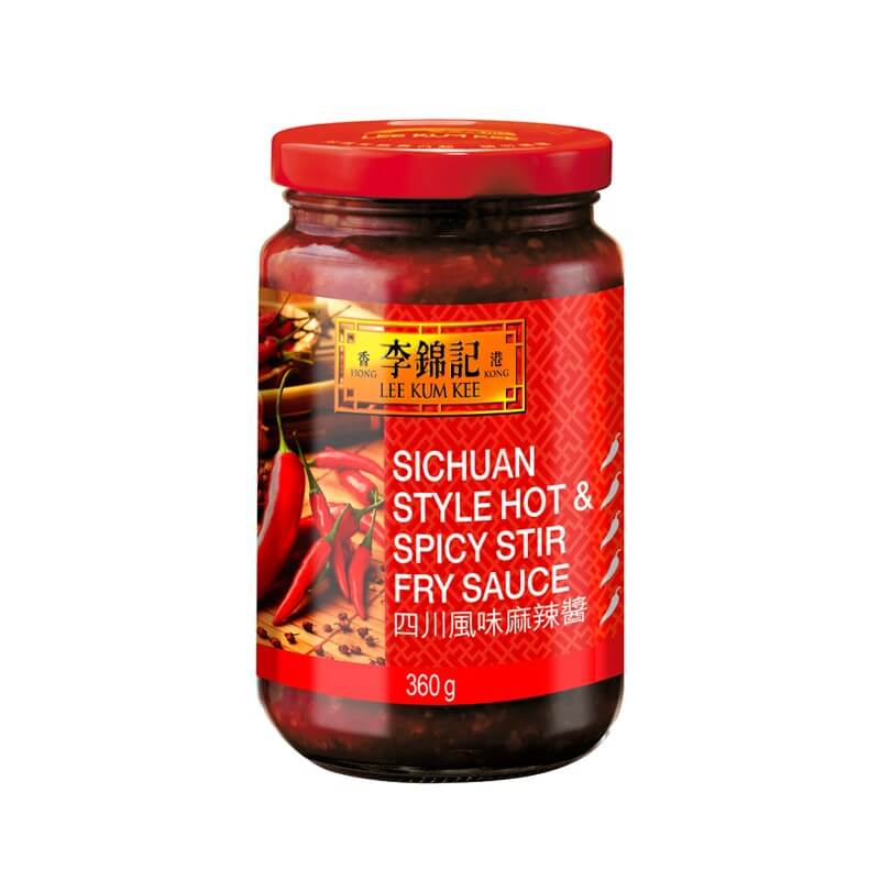 LEE KUM KEE Sichuan Style Hot & Spicy Sauce zum Braten 360g - MAOMAO