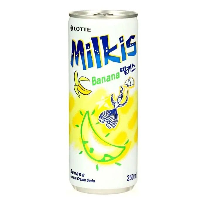 LOTTE MILKIS Erfrischungsgetränk Bananen 250ml - MAOMAO