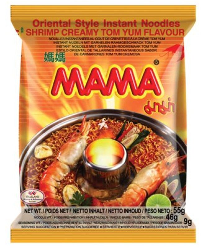 MAMA Instant Nudeln Shrimp Tom Yum cremig 55g - MAOMAO