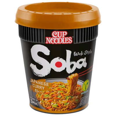 NISSIN Instant Cup Noodles Soba Japanese Curry 90g