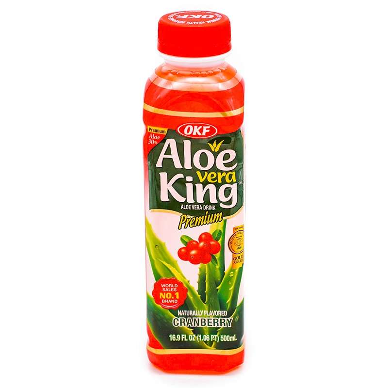 OKF Aloe Vera Getränk Cranberry 500ml - MAOMAO