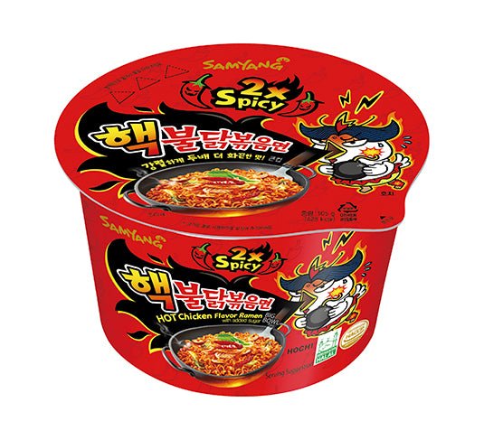 SAMYANG Instant Nudel Bowl Hot Chicken 2X Spicy 105g - MAOMAO