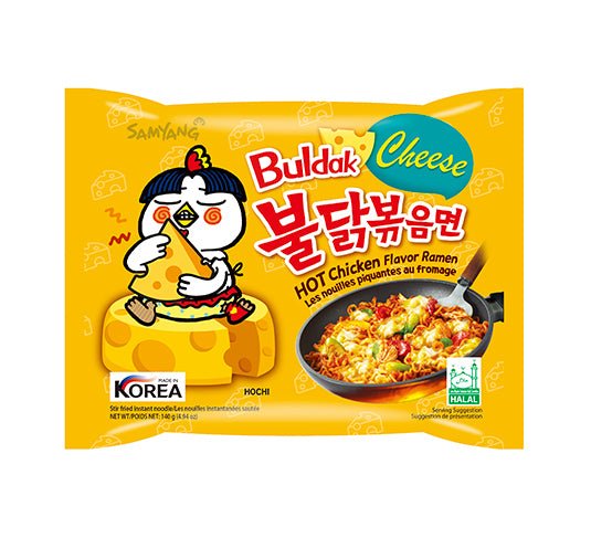 SAMYANG Instant Nudeln Hot Chicken Cheese 140g - MAOMAO