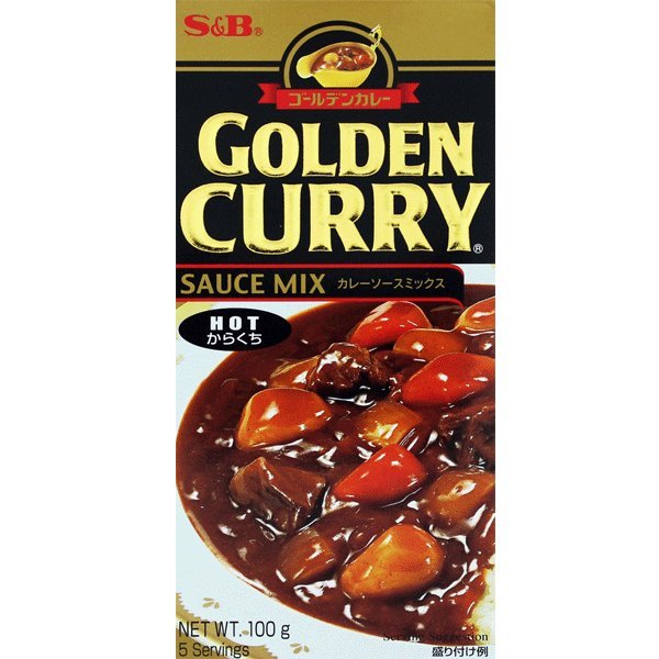 S&B Golden Curry scharf 92g - MAOMAO