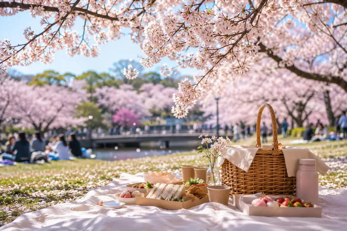 Hanami: Japans Kirschblütenfest – Picknick unter rosa Wolken