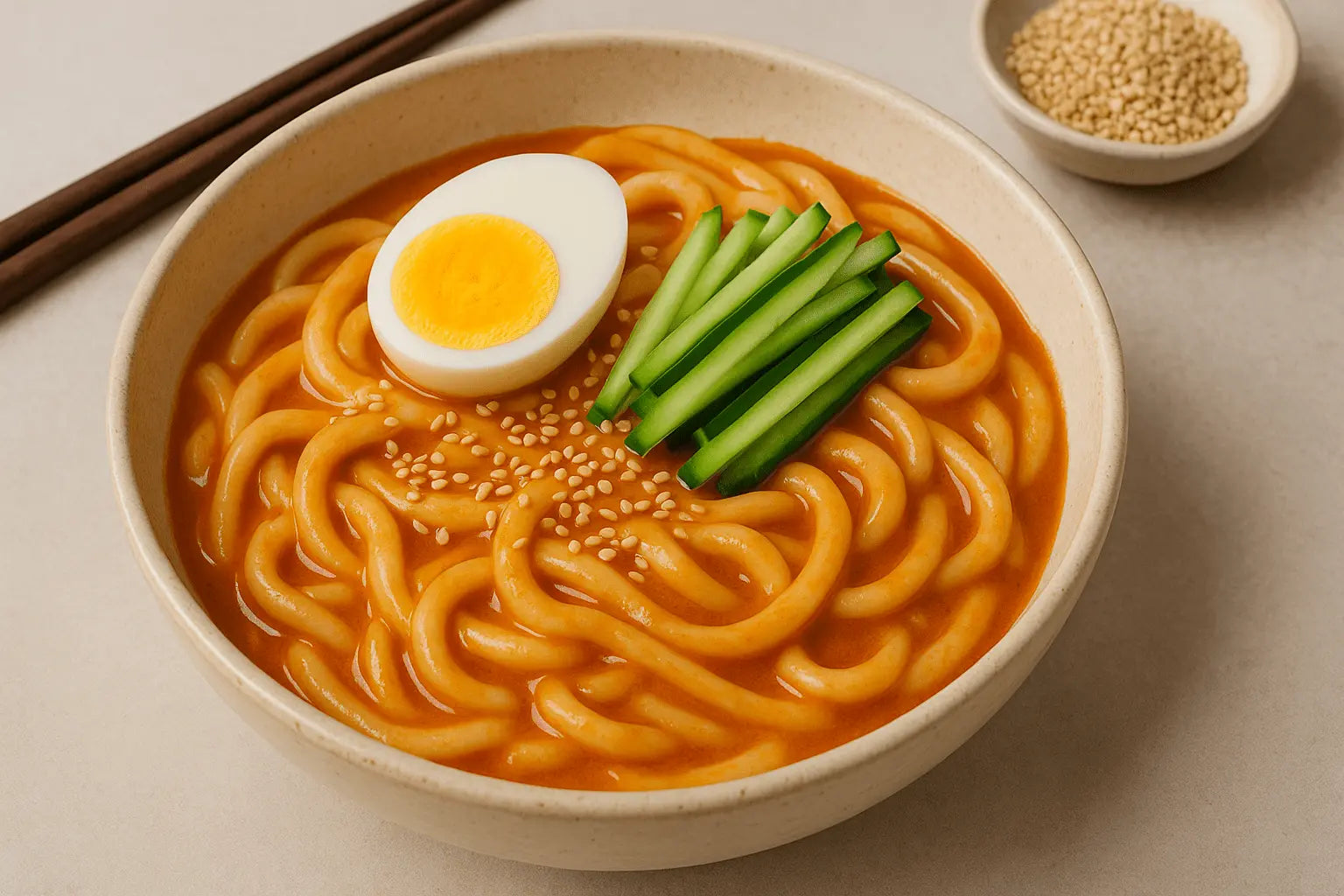 Sweet & Spicy Udon 🍜 - MAOMAO