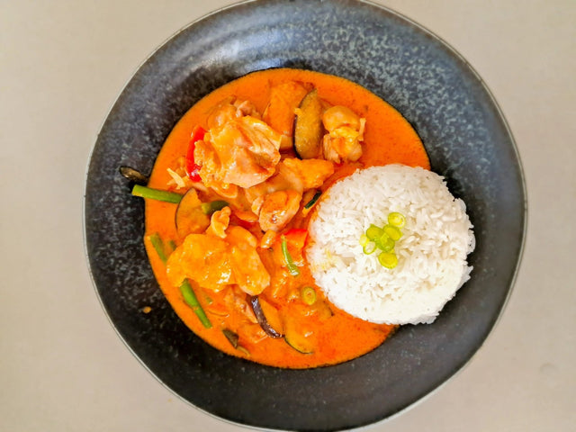 Thai curry with chicken