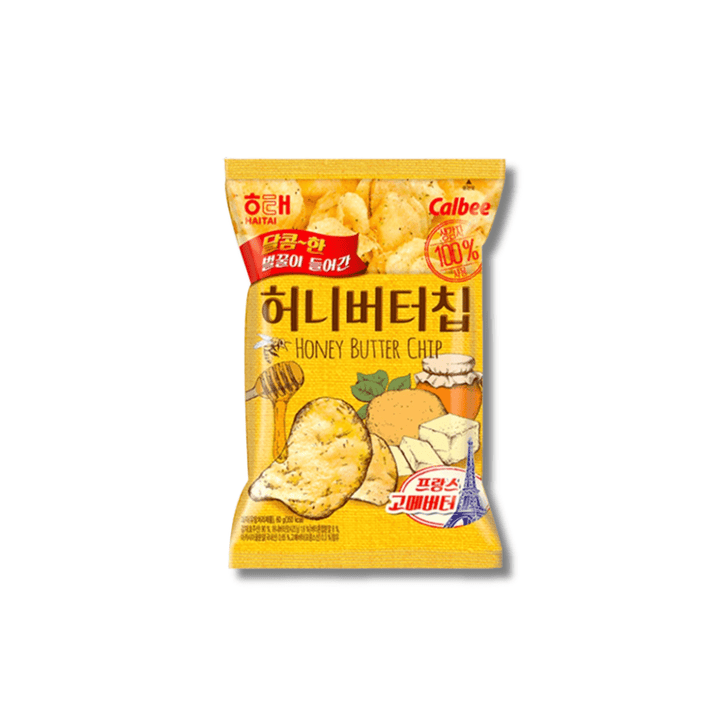 16x HAITAI Honig Butter Kartoffelchips 60g Vorratsbox (Full Box) - MAOMAO