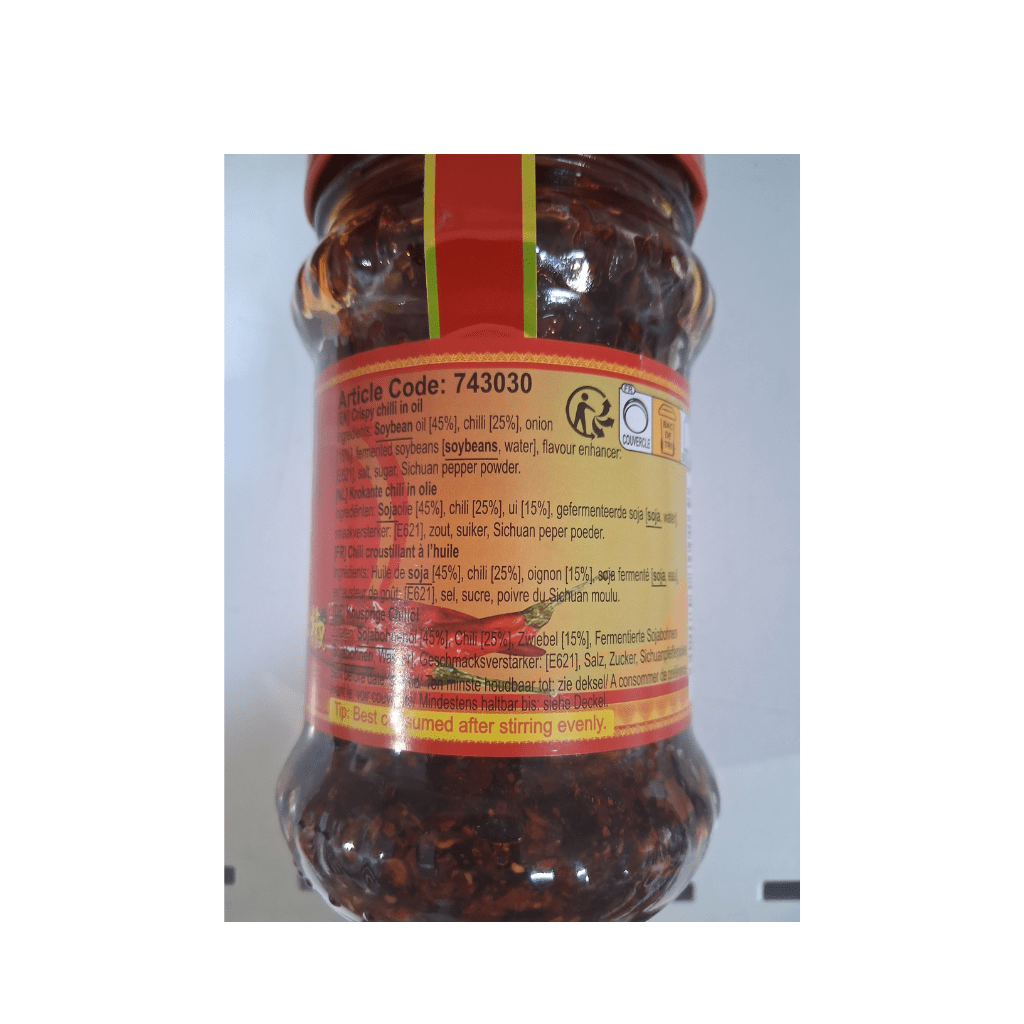 24x LAO GAN MA knuspriges Chili - Öl 210g Vorratsbox (Full Box) - MAOMAO