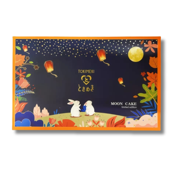 TOKIMEKI Mondkuchen-Geschenkbox „Acht Glückssterne“ (8 x 50 g) 400 g