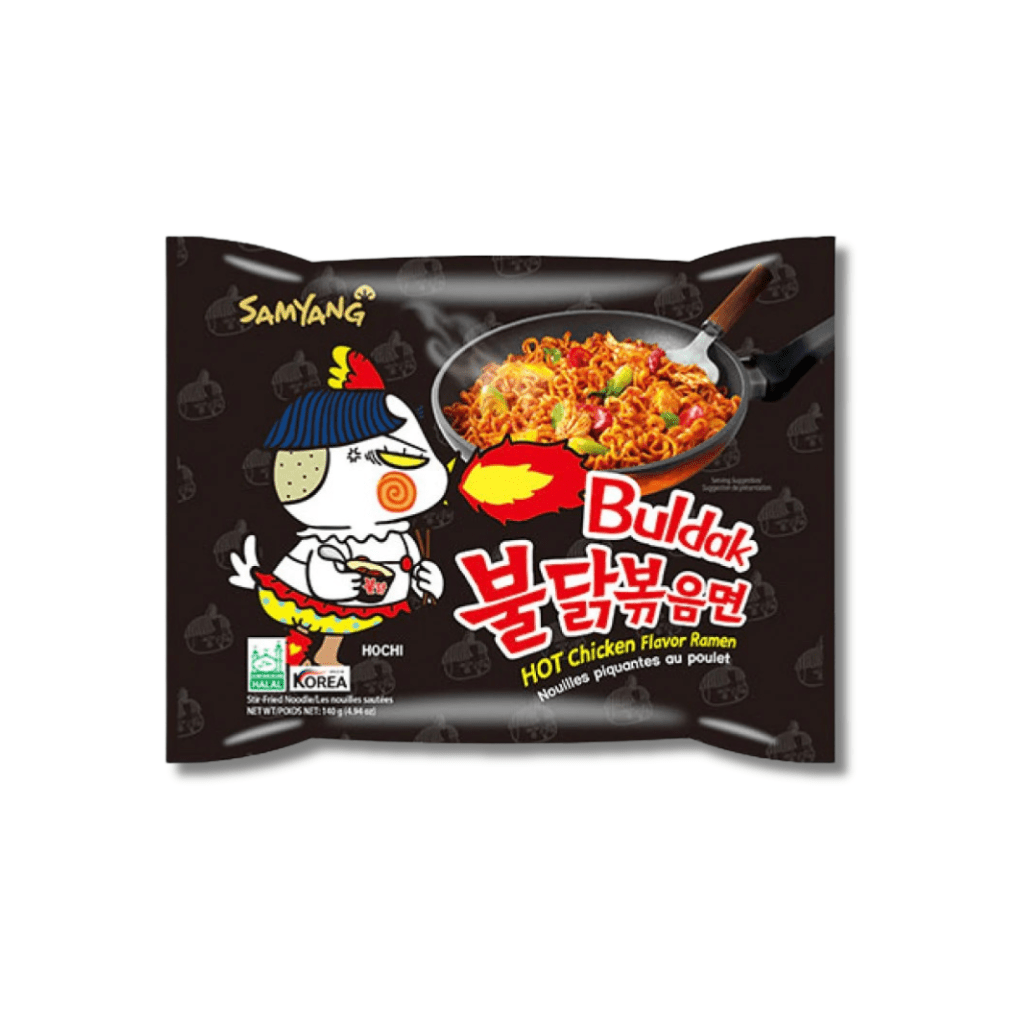 40x SAMYANG Instant Nudeln Hot Chicken 140g Vorratsbox (Full Box) - MAOMAO