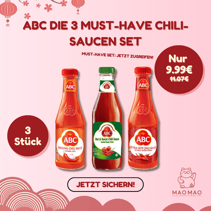 ABC Die 3 Must-Have Chili-Saucen Set