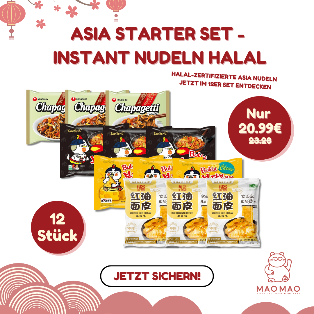 Asia Starter Set - Instant Nudeln Halal