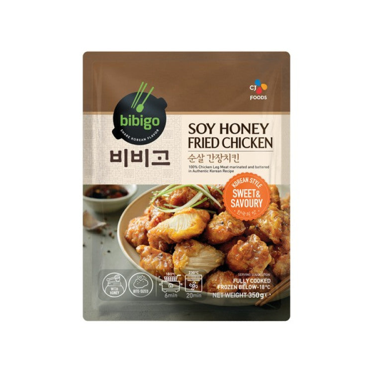 (KW) BIBIGO Korean Style Fried Chicken Soy Sauce and Honey 350g