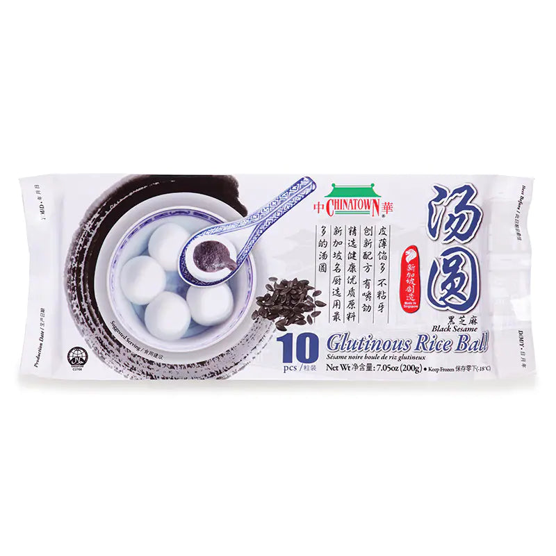 (KW) CHINATOWN Rice Balls Black Sesame 200g